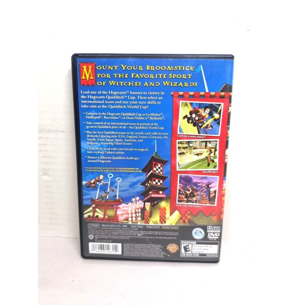Harry Potter Quidditch World Cup Sony PlayStation 2 PS2 CIB w/ Manual
